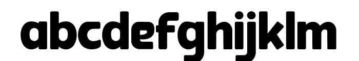 FRIGO Bold Font LOWERCASE