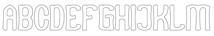 FRUIT BRANCH-Hollow Font UPPERCASE