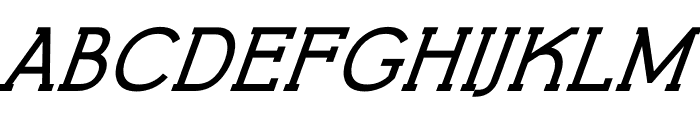 FT Getcode Pro Bold Italic Font UPPERCASE