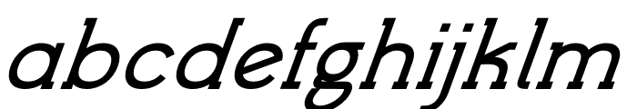 FT Getcode Pro Bold Italic Font LOWERCASE