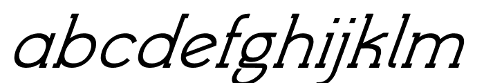 FT Getcode Pro Normal Italic Font LOWERCASE