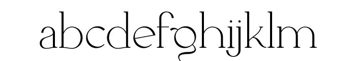 FT Milky Light Font LOWERCASE