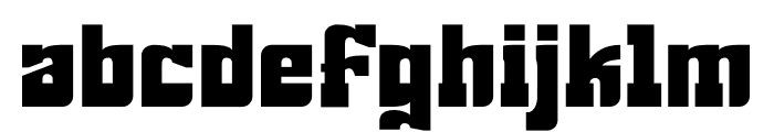 FT-ModernType Font LOWERCASE