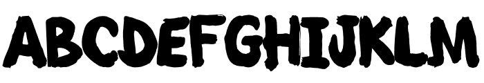 FT-ThickPaint Font UPPERCASE