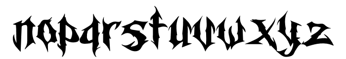 FT Vortex Font LOWERCASE