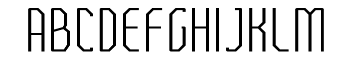 FTBetonExtraLight Font LOWERCASE