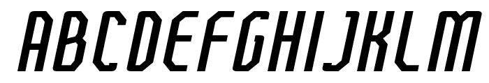 FTBetonItalic Font LOWERCASE