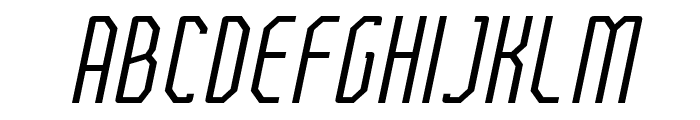 FTBetonLightCondensedItalic Font LOWERCASE