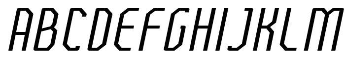 FTBetonLightExpandedItalic Font LOWERCASE
