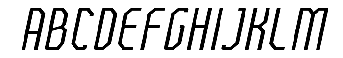 FTBetonLightItalic Font LOWERCASE