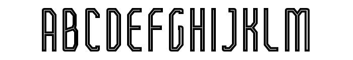 FTBetonPunCompressed Font LOWERCASE