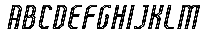FTBetonPunItalic Font LOWERCASE
