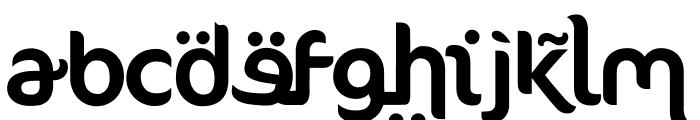 FTF Ahlan Ve Arabez-Regular Font LOWERCASE