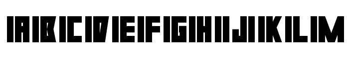 FUIXG Font UPPERCASE