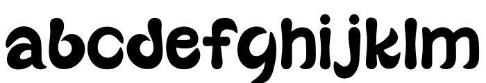 FUNKY Regular Font LOWERCASE