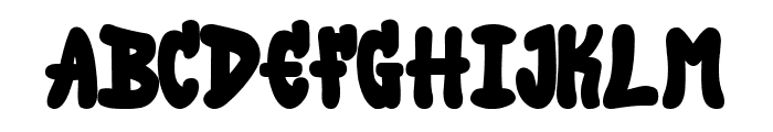 FUNNY FROG Font LOWERCASE