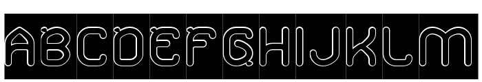 FUTURE MIND-Hollow-Inverse Font UPPERCASE