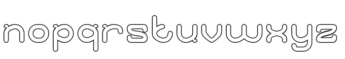 FUTURE MIND-Hollow Font LOWERCASE