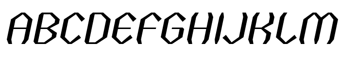 FX Diyamone Italic Font UPPERCASE