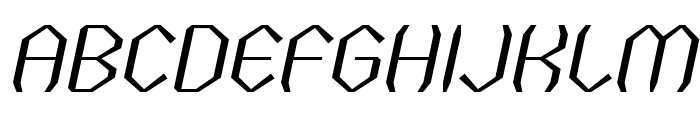 FX Diyamone Light Italic Font UPPERCASE