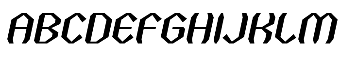 FX Diyamone Medium Italic Font UPPERCASE