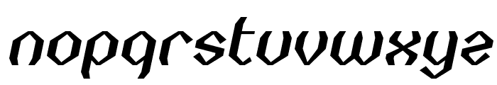 FX Diyamone Medium Italic Font LOWERCASE