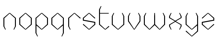 FX Diyamone Thin Font LOWERCASE