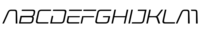 FX Extracte Light Italic Font UPPERCASE