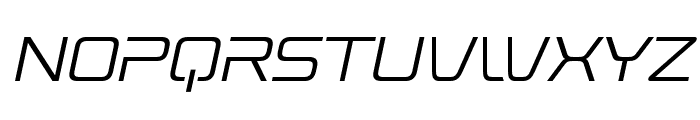 FX Extracte Light Italic Font UPPERCASE