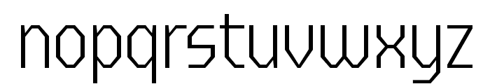FX Gerundal Extra Light Font LOWERCASE