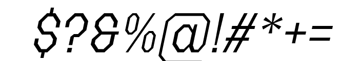 FX Gerundal Light Italic Font OTHER CHARS