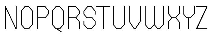 FX Gerundal Thin Font UPPERCASE