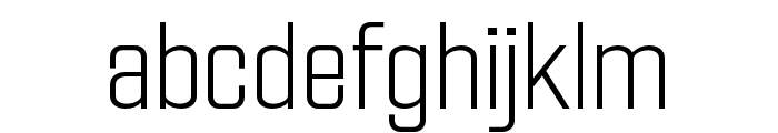 FXNeofara-ExtraLight Font LOWERCASE