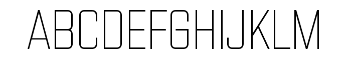 FXNeofara-Thin Font UPPERCASE