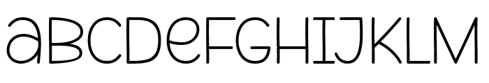 Fabagho Font LOWERCASE
