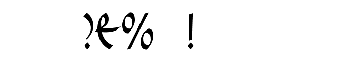FaberFraktur-Normal Font OTHER CHARS