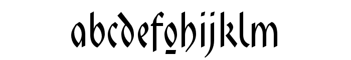 FaberFraktur-Normal Font LOWERCASE
