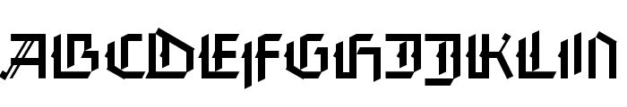 FaberGotic-Capitals Font UPPERCASE