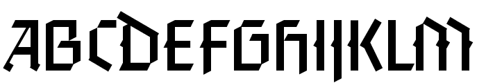 FaberGotic-Capitals Font LOWERCASE