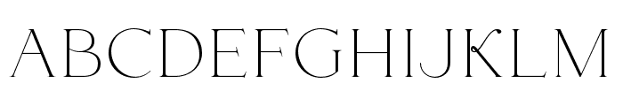 Faberge Regular Font UPPERCASE
