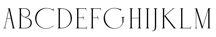Faberge Regular Font LOWERCASE