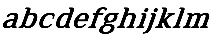 Fabie Bold Italic Font LOWERCASE