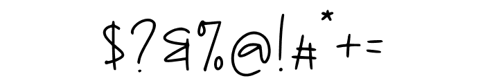 Fabrica Notes Font OTHER CHARS