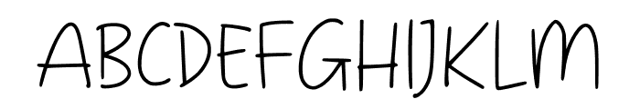Fabrica Notes Font UPPERCASE