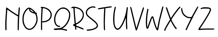 Fabrica Notes Font UPPERCASE