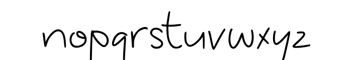 Fabrica Notes Font LOWERCASE