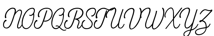 Fabulous Signature Font UPPERCASE
