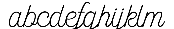 Fabulous Signature Font LOWERCASE