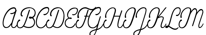 FabulousSignature Font UPPERCASE