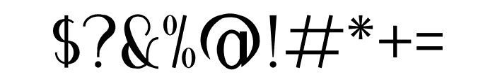 Fabulouscity Serif Font OTHER CHARS
